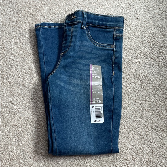 Falls Creek Girls Dark Blue Jegging Stretch - Picture 5 of 12